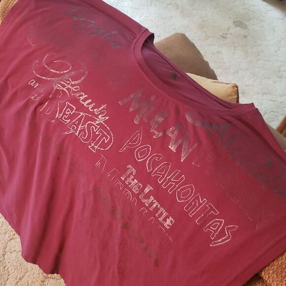 NWT Disney Store Plum Colored Princess Top Sz 2XL - Picture 11 of 12